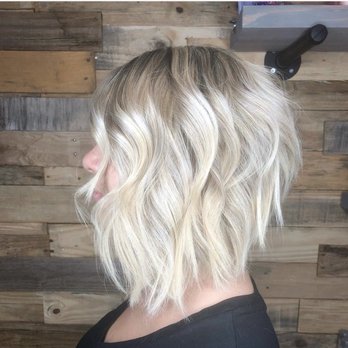 Do or Dye Hair Studio - Bob cut and blonde full highlights! - Hair Stylists Near Me - Tampa, Florida