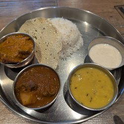 Himalayan Curry House - Lunch special, $14 fish curry