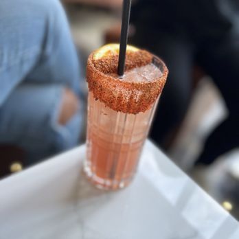 Lemon Drop - a close up of a drink with a straw - Lounges Near Me - Alameda, California Lemon Drop - a close up of a drink with a straw - Lounges Near Me - Alameda, California