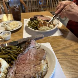 Dewey's Bar & Grill - Prime rib. The small cut
