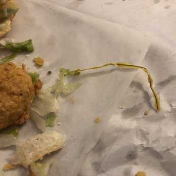 George's Southside - Shrimp poboy w/ wire twist tie. - Sandwiches Near Me - Baton Rouge, Louisiana
