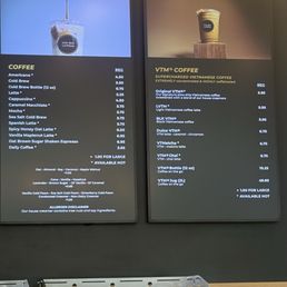 Menu- get the VTM