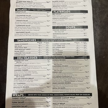 Goldbergs Fine Foods - West Paces - Menu - Delis Near Me - Atlanta, Georgia