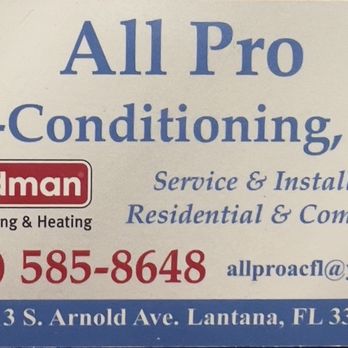 All Pro Air Conditioning - Heating & Air Conditioning/HVAC Near Me - Palm Springs, Florida All Pro Air Conditioning - Heating & Air Conditioning/HVAC Near Me - Palm Springs, Florida