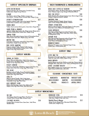 Menu photo 3 Lotus on The Beach Seattle, WA Menu photo 3 Lotus on The Beach Seattle, WA