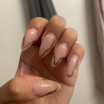 Bliss Nails & Spa 1 - Completely changed the design from first pinky she did. - Nail Salons Near Me - La Mesa, California