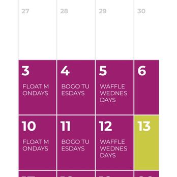 Menchie's Frozen Yogurt - Deal clear on website but not honored in store - Ice Cream & Frozen Yogurt Near Me - Pinole, California Menchie's Frozen Yogurt - Deal clear on website but not honored in store - Ice Cream & Frozen Yogurt Near Me - Pinole, California