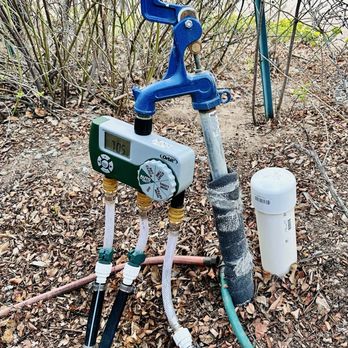 The Firebird - New 3 station drip system timer with connector hardware and hoses. - Fireplace Services Near Me - Santa Fe, New Mexico