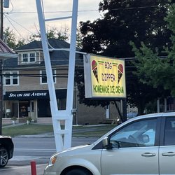 Big Dipper Ice Cream Parlor - Their street and main sign!