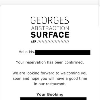 Le Georges - Confirmed reservations - French Near Me - Paris, 75