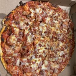 All you can meat pizza! So good!! Delicious and love the cracker crust! All you can meat pizza! So good!! Delicious and love the cracker crust!