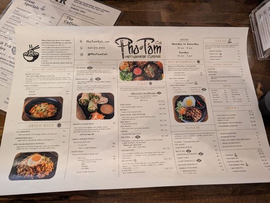 Menu photo 1 Pho Tám Cali Lake Forest, CA Menu photo 1 Pho Tám Cali Lake Forest, CA