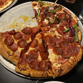 MacKenzie River Pizza Co. - Half pepperoni, half rancher - Pizza Near Me - Missoula, Montana