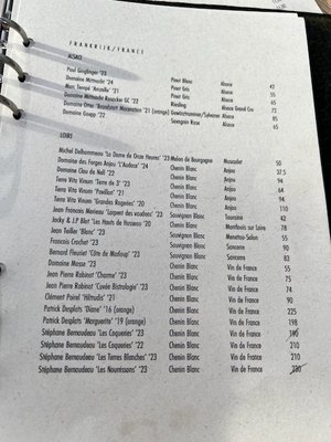 Menu photo 2 De Kas Amsterdam, NH
