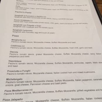 Pacino's - €19 euro lunch menu - Italian Near Me - Dublin, D