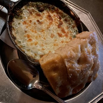 Nobie's - Focaccia and Spinach Dip - New American Near Me - Houston, Texas