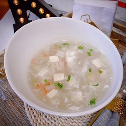 Seafood thick soup