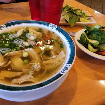Pho 2006 - Chicken with veggies added on side - Vietnamese Near Me - Clovis, California