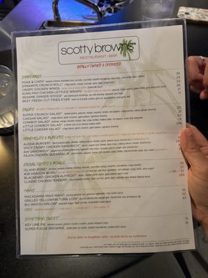 Menu photo 4 Scotty Browns Koloa, HI