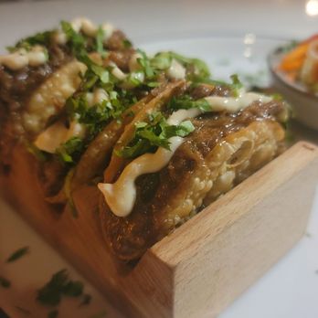 Cow Belly Modern Dining - Oxtail Bone Marrow Tacos - Comfort Food Near Me - Los Angeles, California Cow Belly Modern Dining - Oxtail Bone Marrow Tacos - Comfort Food Near Me - Los Angeles, California