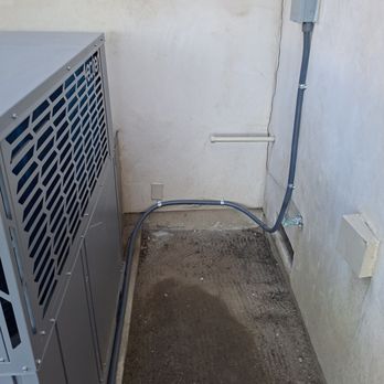 HVACRMEDIC - New electrical ran nicely along the wall out of the way and my old gas line capped off. - Heating & Air Conditioning/HVAC Near Me HVACRMEDIC - New electrical ran nicely along the wall out of the way and my old gas line capped off. - Heating & Air Conditioning/HVAC Near Me