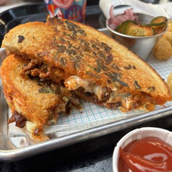 Pym Test Kitchen - Pork Belly Grilled Cheese - Coffee & Tea Near Me - Anaheim, California