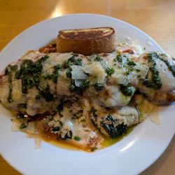 The Factory Eatery & Spirits - Vegetable Napoleon 2024, even bigger now. I'll probably get 3 meals out of this