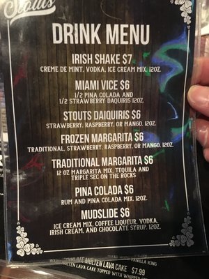 Menu photo 3 Stout's Irish Pub & Grill Clinton, IA