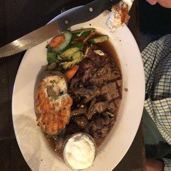 Eureka Sea Grill - Rib Eye with twice baked potato - Seafood Near Me - Eureka, California Eureka Sea Grill - Rib Eye with twice baked potato - Seafood Near Me - Eureka, California
