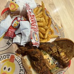 Dave’s Hot Chicken - Burned tender