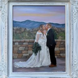 House Mountain Inn - Live Wedding Painting done at the House Mountain Inn and Irvine Estate