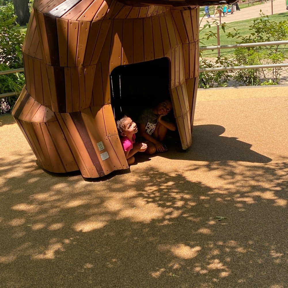 Gathering Place - Myles, Kia hiding in the bear - Parks Near Me - Tulsa, Oklahoma Gathering Place - Myles, Kia hiding in the bear - Parks Near Me - Tulsa, Oklahoma