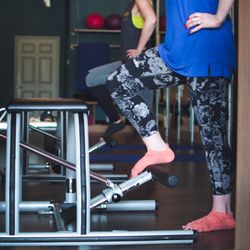 Reform Pilates and Fitness - Standing footwork. Strong feet=strong hips and knees=strong spine. A strong pliable spine is so divine!