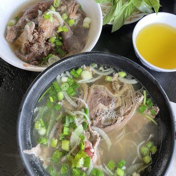 Pho 79 Restaurant - Pho tai chin with a side of oxtail and beef fat - Vietnamese Near Me - Westminster, California