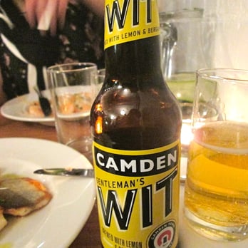 Applebee's Grill + Bar - Gentlemans Wit - Camden town brewery, England, 4.3% - Seafood Near Me - London, XGL