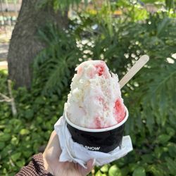 Island Snow Hawaii - Kailua Shopping Center - Large snow with vanilla ice cream base and snow cap