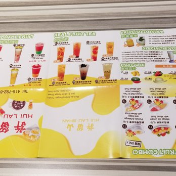 Hui Lau Shan - Menu - Bubble Tea Near Me - North York, Ontario