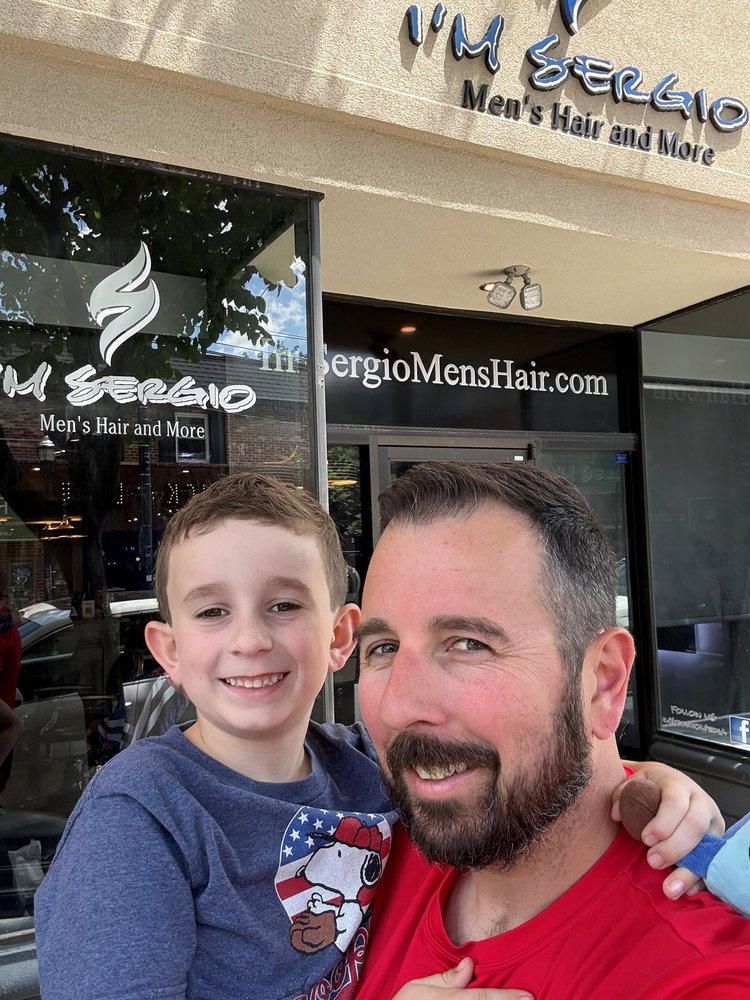 I'm Sergio Mens Hair Logo