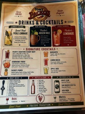 Menu photo 2 Tony Packo's Toledo, OH Menu photo 2 Tony Packo's Toledo, OH