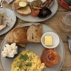 Red Kite Café - Our breakfast order.