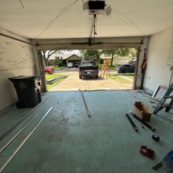 Garage Door & Gate Opener - Before Garage installation