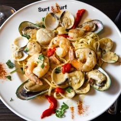 Surf & Turf Bar & Grill - Seafood Pasta
