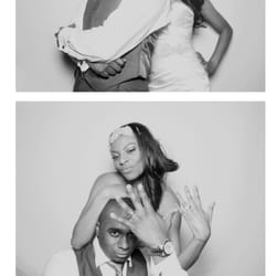 Photo Booth Plus - 2x6" photo booth strip with white backdrop