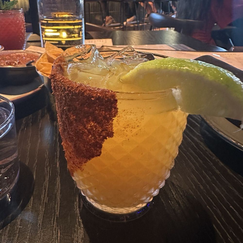 La Popular - Chile Pineapple Mango Margarita - Cocktail Bars Near Me - Claremont, California