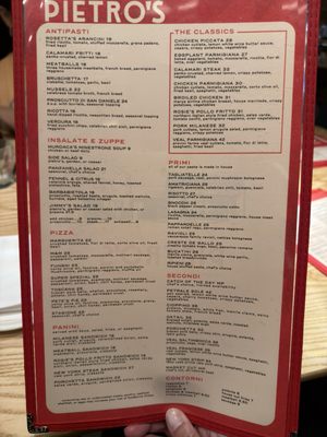 Menu photo 1 Pietro's Lodi, CA Menu photo 1 Pietro's Lodi, CA
