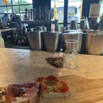 Postino The Rim - Trash in the distance from the drying of my hands & restroom door handle...??? - Wine Bars Near Me - San Antonio, Texas