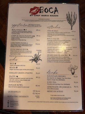Menu photo 7 BOCA by Chef Maria Mazon Tucson, AZ Menu photo 7 BOCA by Chef Maria Mazon Tucson, AZ