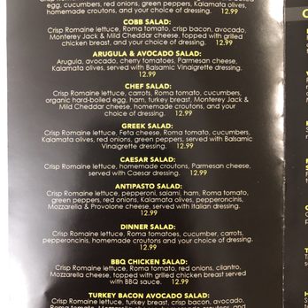Cafe Bambino's - Menu as of April 2022 (menu page 1/8) - Chicken Wings Near Me - Pasadena, California