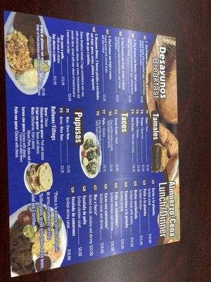 Menu photo 4 El Salvador Bakery Marietta, GA