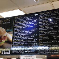 Magruder's - Menu board #1